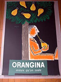 Savignac ORANGINA ポスター show_window